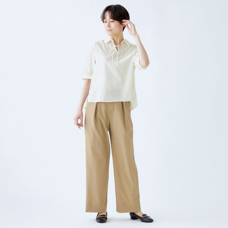 シルバーライン 【SL/半袖】プルオーバー/アイボリー 白