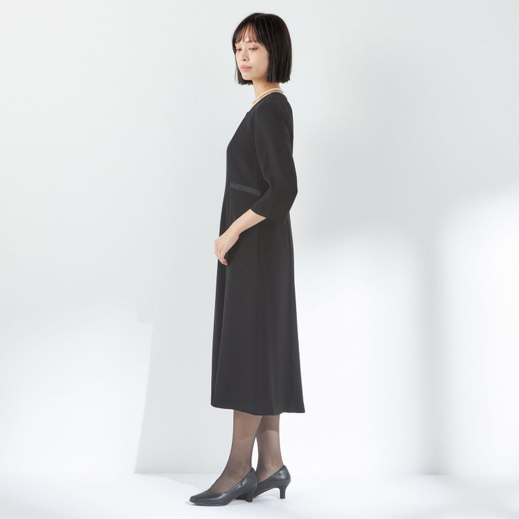 ソノタ 【SL】【年間】ノーカラー前開きアンサンブルレディースフォーマル 黒