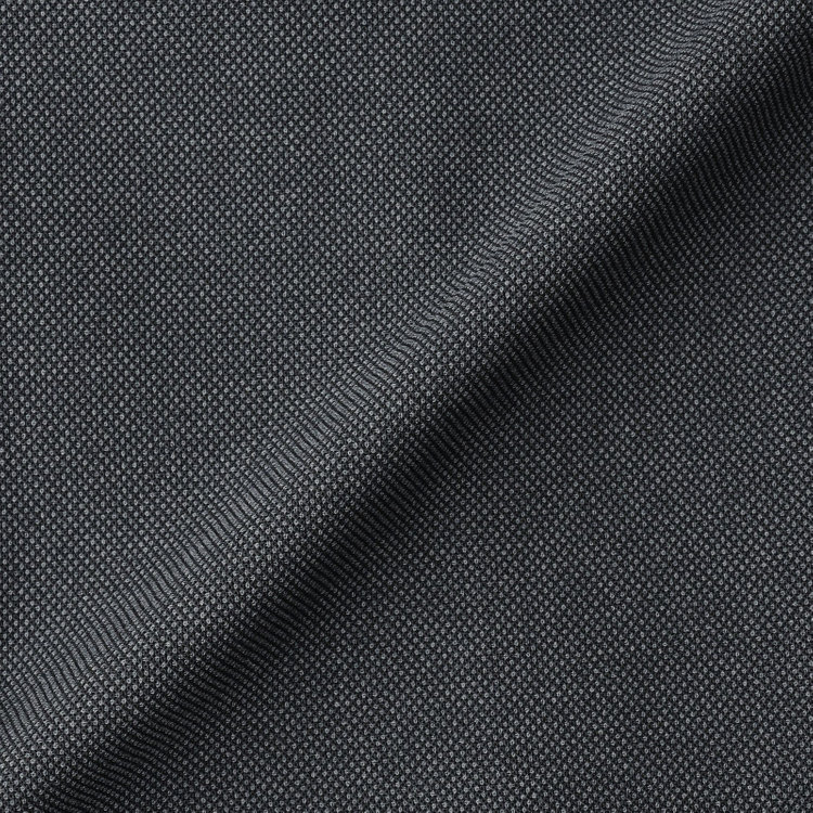 ブラックライン 【SLIM TAPERED】【春夏】ノータックテーパードパンツ/グレー×バーズアイ/「FREEZETECH 氷撃」冷感PRINT/4S SUSTAINABILITY&ECOLOGY FABRIC「ウォッシャブル」「ストレッチ」/※裾上げ済み仕様 グレー濃色