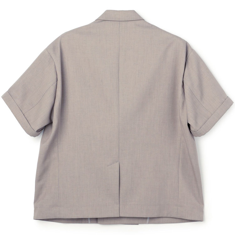 ブラックライン 「TailoredCasual」【春夏】ダブルブレストシャツジャケット/ブラウン その他