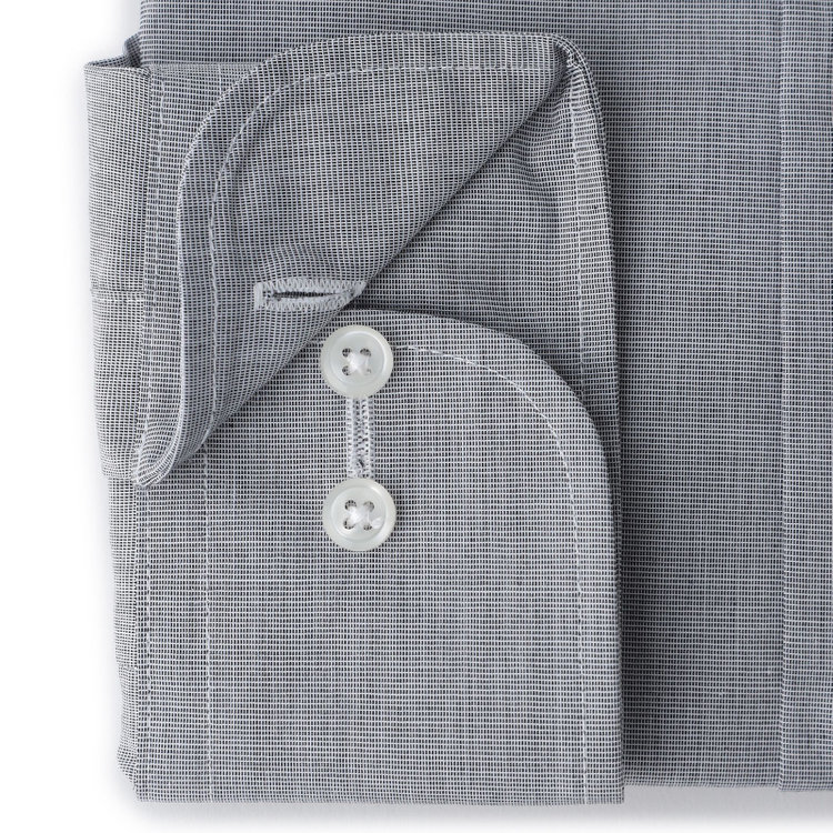 ブラックライン 【発送在庫あり】【BLACK LINE】【形態安定】タブカラードレスワイシャツ/グレー グレー中間