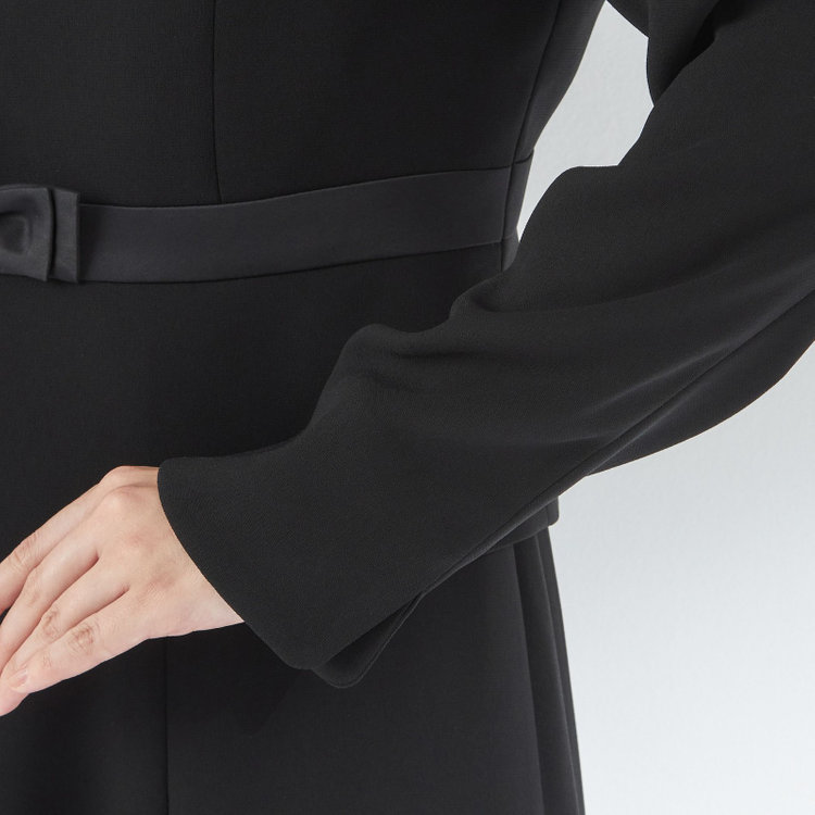 ソノタ 【SL】【年間】ノーカラー前開きアンサンブルレディースフォーマル 黒