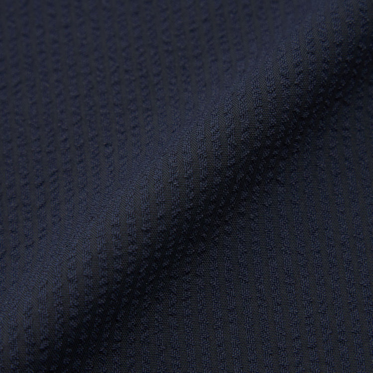 シルバーライン シアサッカーポケットチーフ/ネイビー 紺中間