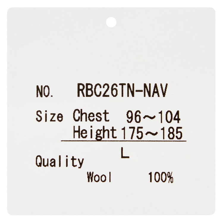 スーツセレクト 【発送在庫あり】【RBC】【秋冬】ウールタートルネックニットセーター/ネイビー/ZEGNA BARUFFA/マシンウォッシャブル 紺中間