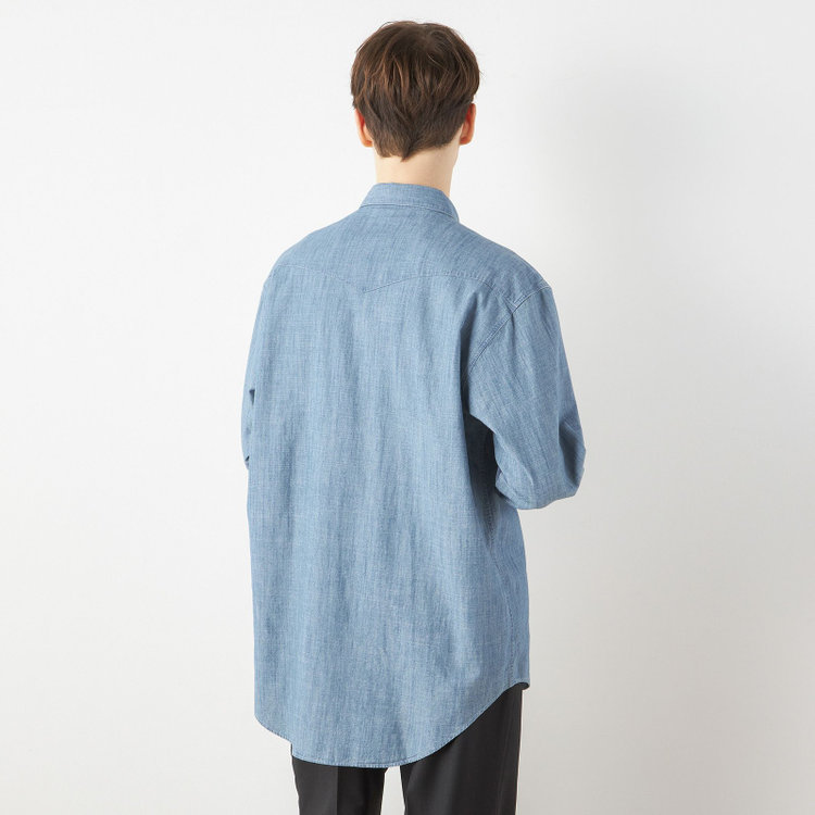 シルバーライン 【発送在庫あり】【RBC】シャツ/ブルー 青中間