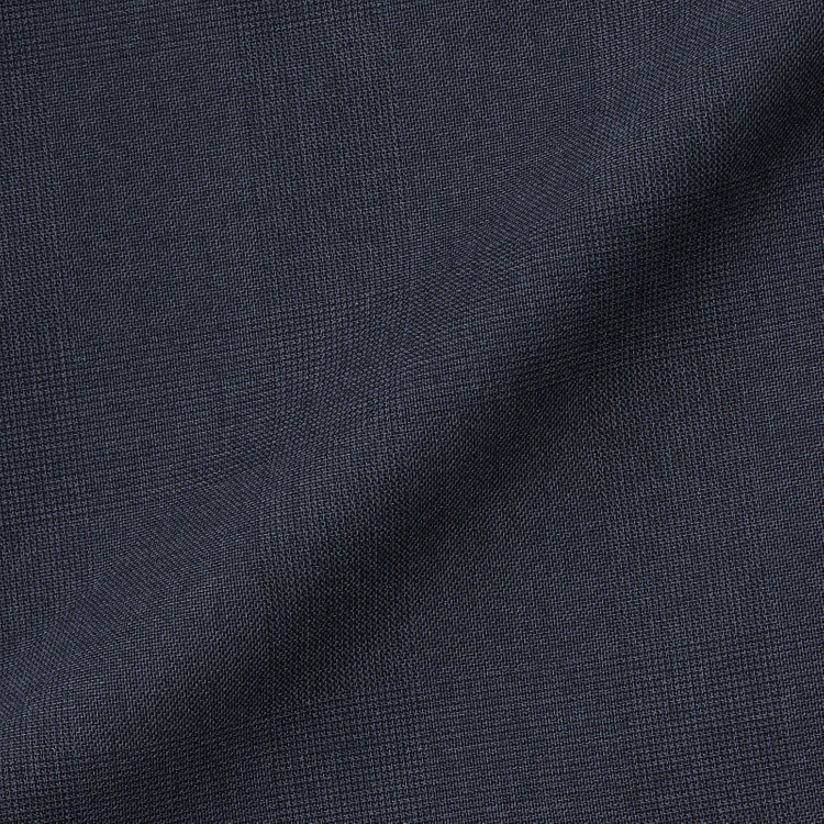 ブラックライン 【SLIM TAPERED】【春夏】0タックテーパードパンツ/ネイビー×グレンチェック/ウエストシャーリング/4S SUSTAINABILITY&ECOLOGY FABRIC「ウォッシャブル」「ストレッチ」/※裾上げ済仕様 紺中間