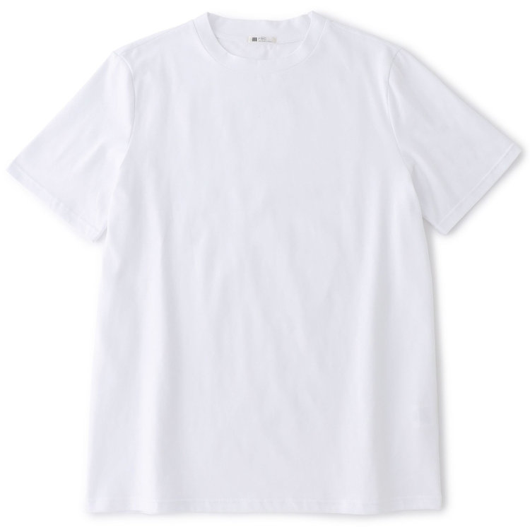 SUIT SELECT　アウトレット 【WEB限定/OUTLET/汚れ・キズ等有】【RBC】【半袖】コットンクルーネックシャツ/ホワイト 白