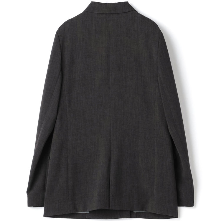 シルバーライン 【RELAX WIDE】【年間】 ダブルジャケットワイドパンツスーツ/グレー/4S SUSTAINABILITY&ECOLOGY FABRIC/※パンツ裾上げ済仕様 グレー濃色