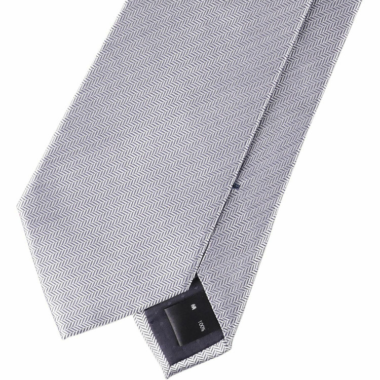 シルバーライン 【SL】シルクシャドーストライプ 慶事対応 ネクタイ 8.0cm幅/シルバー その他