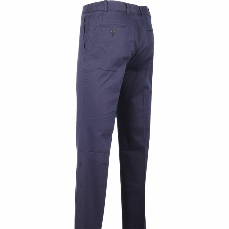 SUIT SELECT　アウトレット 【WEB限定/OUTLET/汚れ・キズ等有】【WEB限定/OUTLET】【RBC】【秋冬】コットンブレンド 0タックテーパードパンツ/シャーリング仕様/ネイビー ネイビー系(紺)