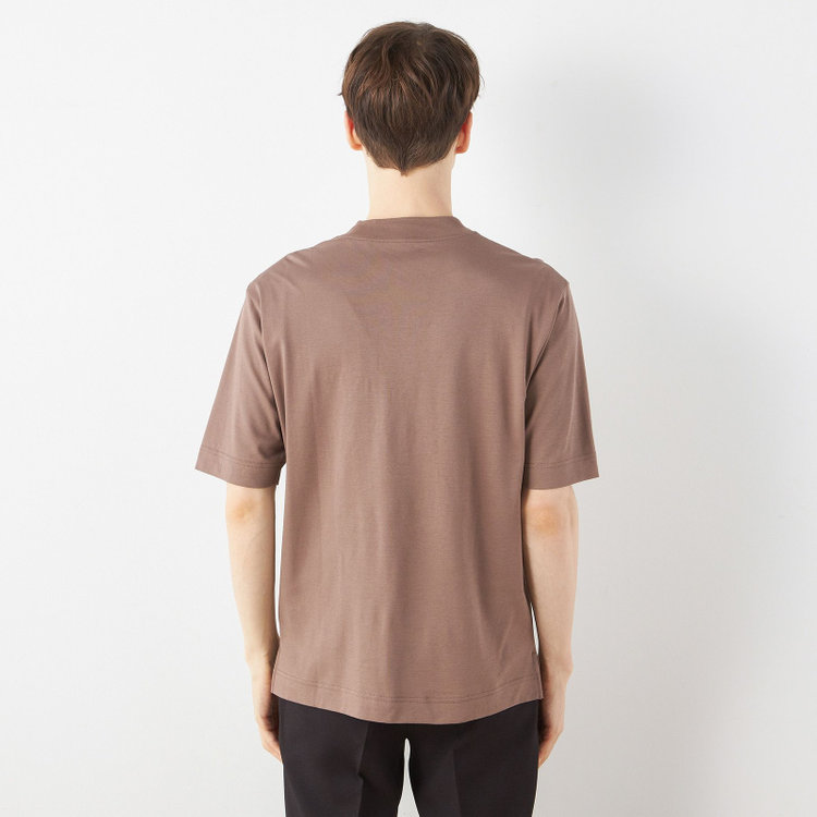 シルバーライン 【スーツ屋が作った】BIZ Tシャツ/ブラウン 茶中間