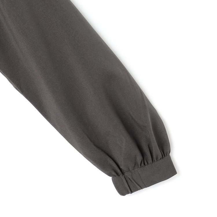 シルバーライン 【SL/長袖】ハーフゴールドジッププルオーバー/ダークグレー グレー濃色