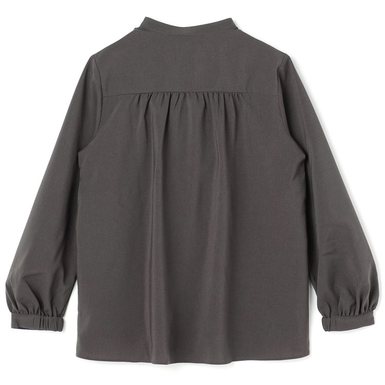 シルバーライン 【SL/長袖】ハーフゴールドジッププルオーバー/ダークグレー グレー濃色