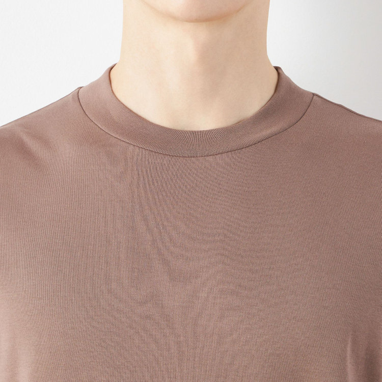 シルバーライン 【スーツ屋が作った】BIZ Tシャツ/ブラウン 茶中間