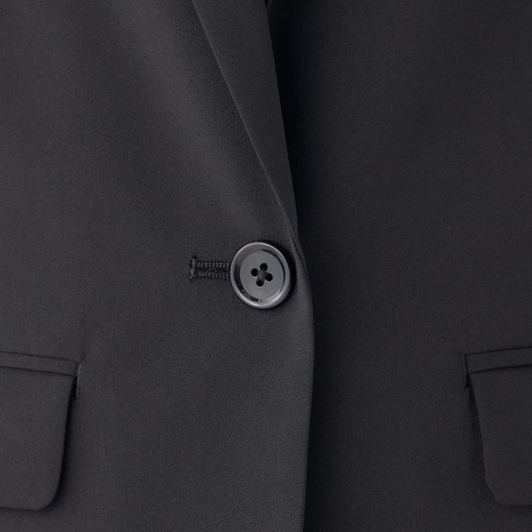SUIT SELECT　アウトレット 【WEB限定/OUTLET/汚れ・キズ等有】【SL】【年間】1釦ジャケット/ブラック/ウォッシャブル 黒