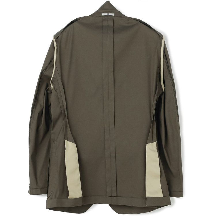 シルバーライン 【CLASSICO TAPERED】【春夏】テンセルブレンド2釦シングルジャケット/カーキ/パッチポケット/ICE EFFECT 黄淡色
