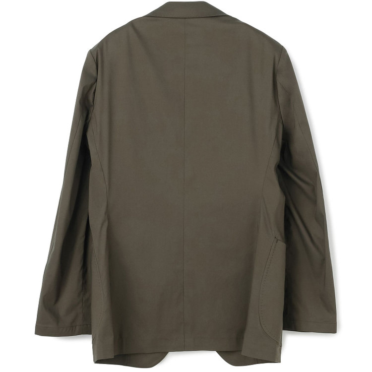 シルバーライン 【CLASSICO TAPERED】【春夏】テンセルブレンド2釦シングルジャケット/カーキ/パッチポケット/ICE EFFECT 黄淡色