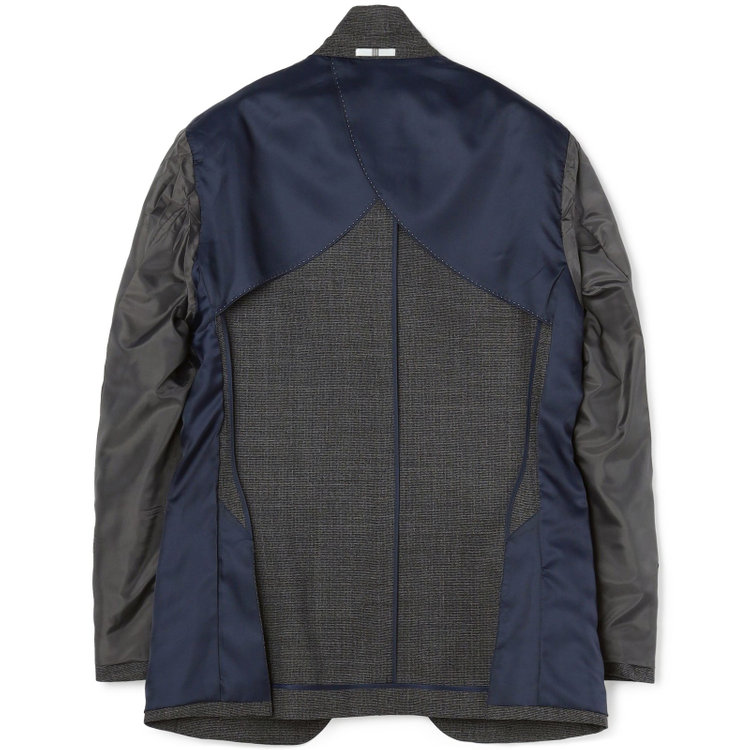 シルバーライン 【CLASSICO TAPERED】【春夏】スペアパンツ付き/2釦シングルスーツ 1タック/グレー×ドビー/SHOWER CLEAN/※裾上げ必要 グレー中間