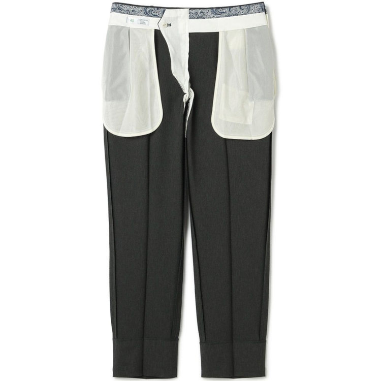 シルバーライン 【CLASSICO TAPERED】【春夏】1タックテーパードパンツ/カーキ/ウエストムーブ仕様/4S SUSTAINABILITY&ECOLOGY FABRIC/※裾上げ済仕様 緑濃色