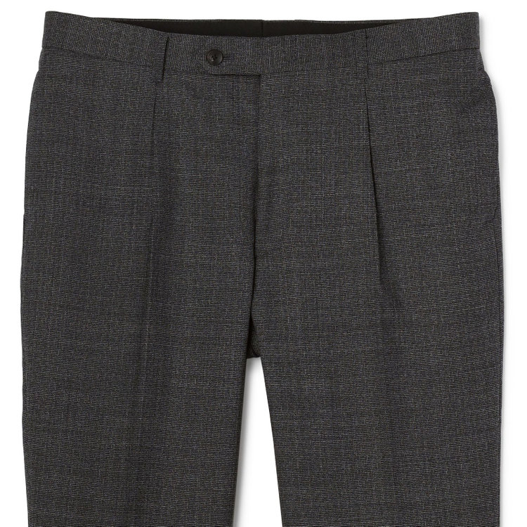 シルバーライン 【CLASSICO TAPERED】【春夏】スペアパンツ付き/2釦シングルスーツ 1タック/グレー×ドビー/SHOWER CLEAN/※裾上げ必要 グレー中間