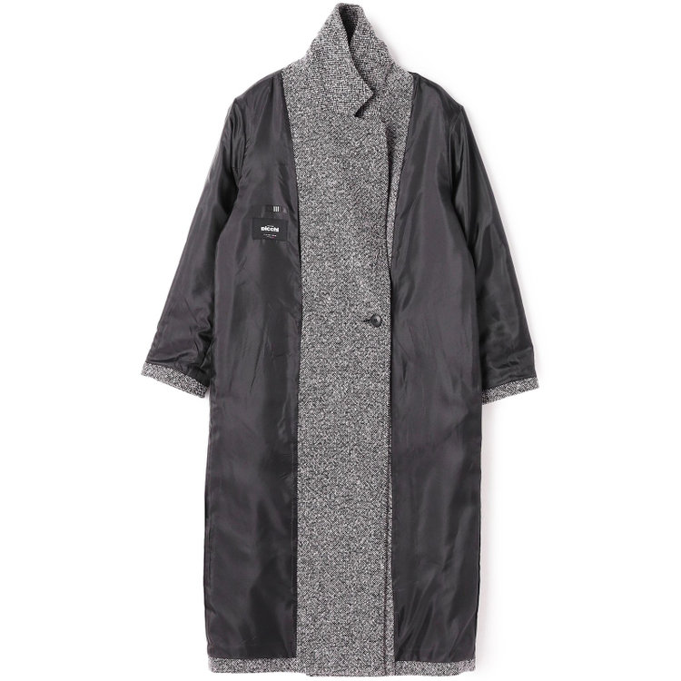 ブラックライン ダブルブレストロングチェスターコート/グレー グレー中間