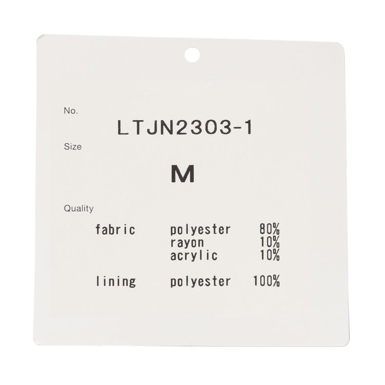 ブラックライン 【SL】【秋冬】ホック留めノーカラージャケット/ネイビー/ダブルジャージー素材 ネイビー系(紺)