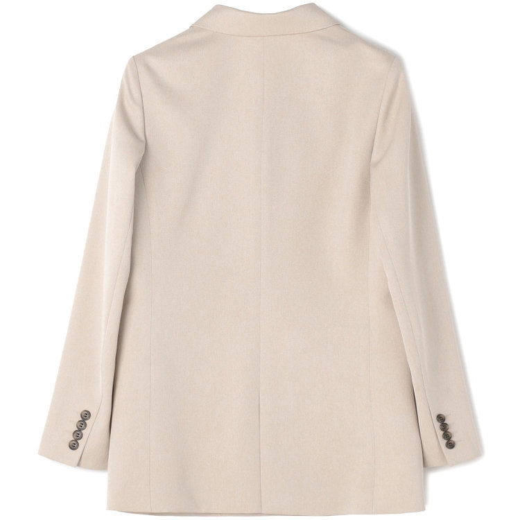 シルバーライン 【SL】【秋冬】6釦2掛けダブルワイドパンツスーツ/ベージュ/ウエスト内側アジャスター/ウォッシャブル/※裾上げ済み仕様 茶淡色