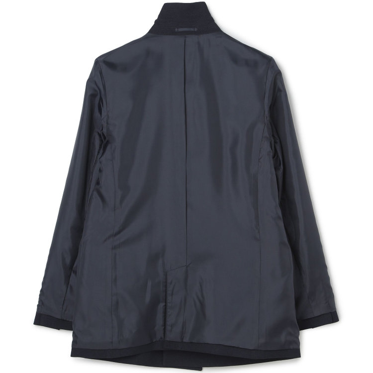 シルバーライン 【SILVER LINE】【秋冬】6釦2掛けダブルブレザー/4S SUSTAINABILITY&ECOLOGY FABRIC/ネイビー×メタル釦 紺中間