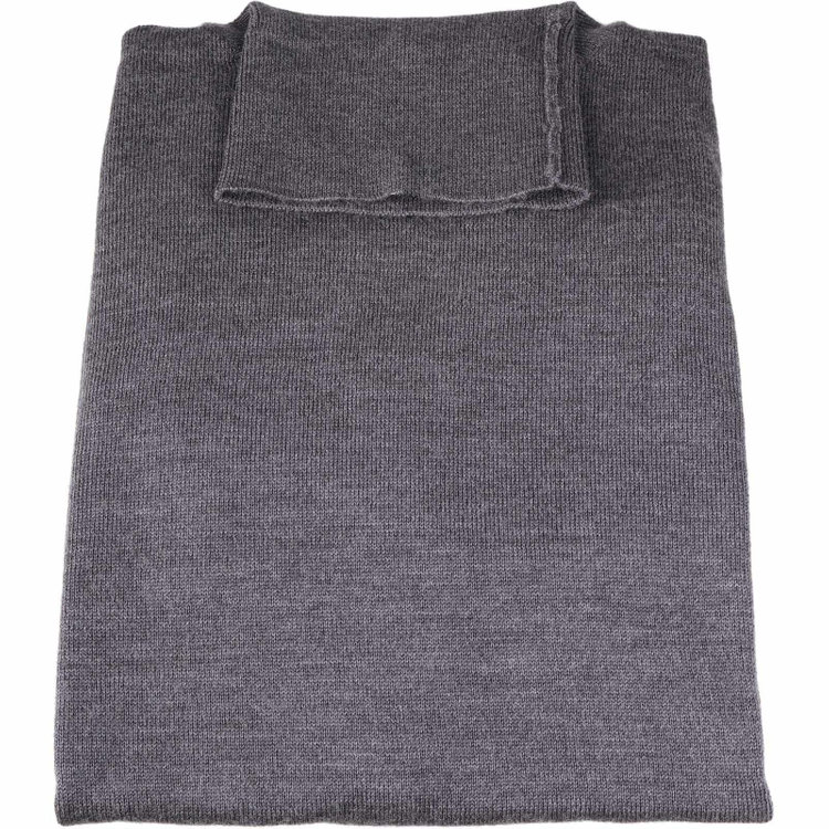 スーツセレクト 【発送在庫あり】【RBC】【秋冬】タートルネックニットセーター/グレー/ZEGNA BARUFFA/マシンウォッシャブル グレー系(灰)