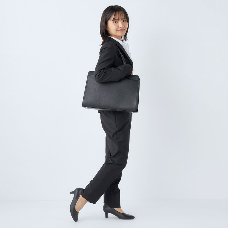 ブラックライン 【SUIT SELECT×Samantha Thavasa】【年間】2釦ジャケット/究極のブラック/4S/マシンウォシャブル 黒