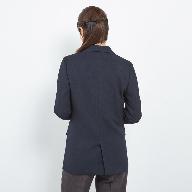 シルバーライン 【SILVER LINE】【秋冬】6釦2掛けダブルブレザー/4S SUSTAINABILITY&ECOLOGY FABRIC/ネイビー×メタル釦 紺中間