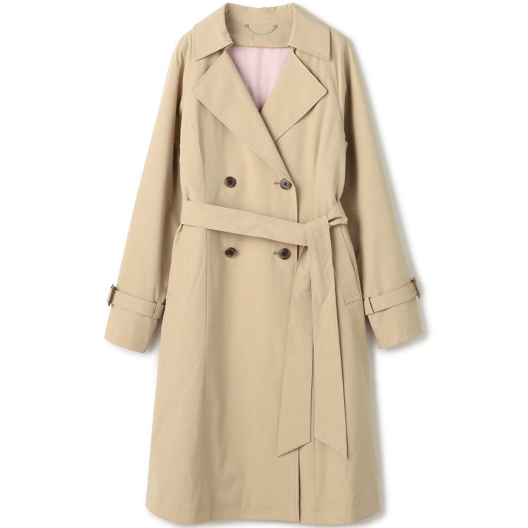 スーツセレクト 【WEB限定/OUTLET】【SUIT SELECT×Samantha Thavasa】バックプリーツ トレンチコート/ベージュ ベージュ系(薄茶)