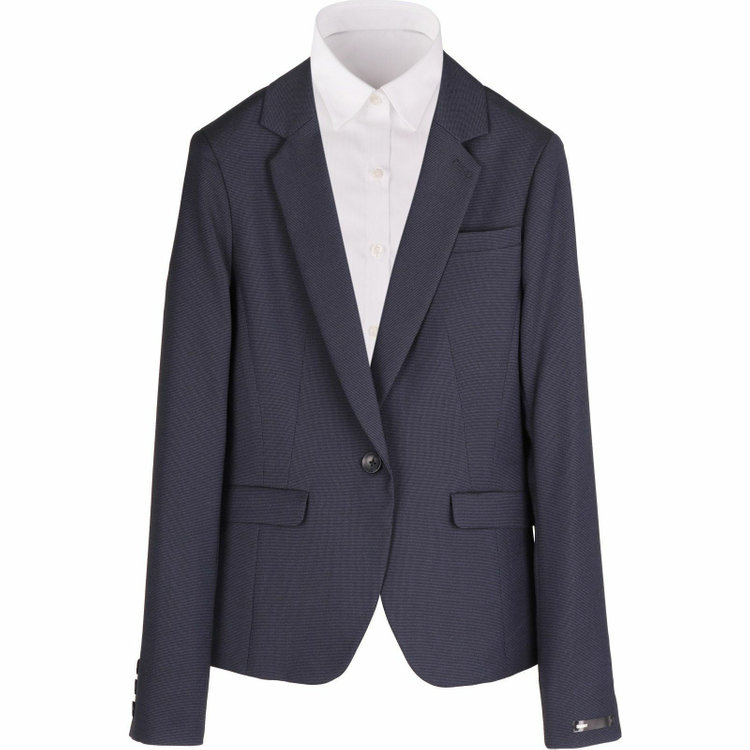 スーツセレクト 【WEB限定/OUTLET】【SKINNY】【年間】1釦シングルジャケット/ネイビー×ピンヘッド/ウォッシャブル ネイビー系(紺)