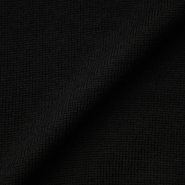 スーツセレクト 【RBC】【秋冬】ウールタートルネックニットセーター/ブラック/ZEGNA BARUFFA/マシンウォッシャブル 黒