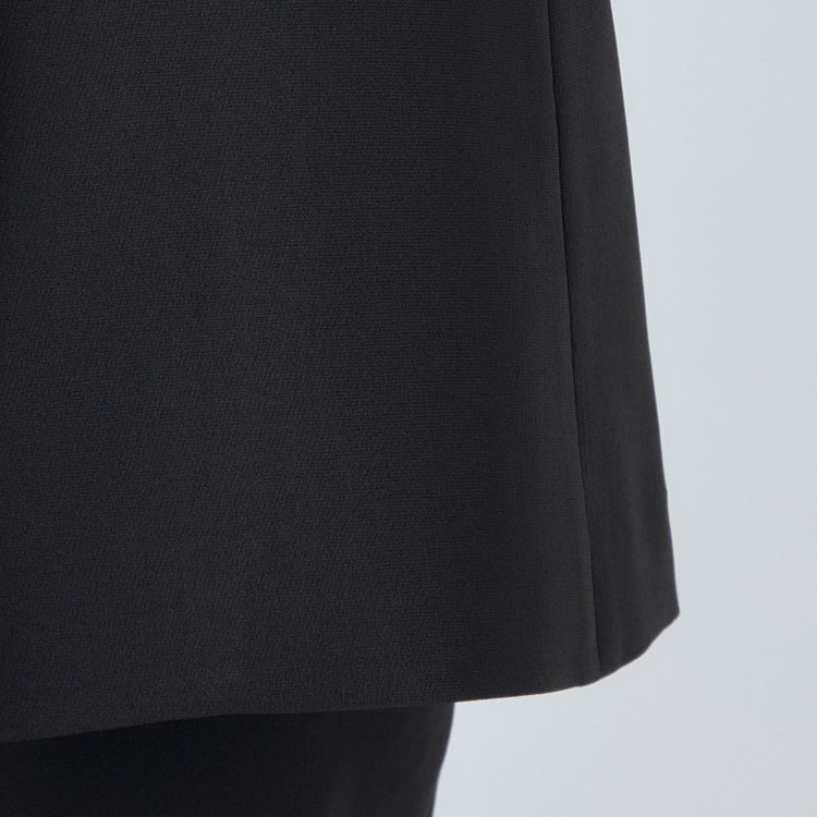 シルバーライン 【SL】【年間】2釦シングルスカートスーツ/ブラック/ウォッシャブル/Naturemier 黒