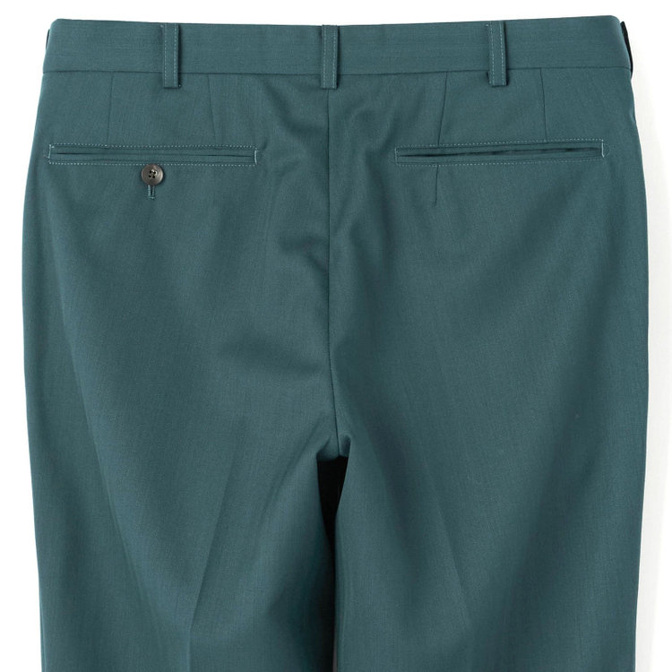 シルバーライン 【CLASSICO TAPERED】【春夏】6釦2掛けダブルスーツ 2タック/グリーン/NEW ZEALAND WOOL MIX/裾直し必要 緑中間