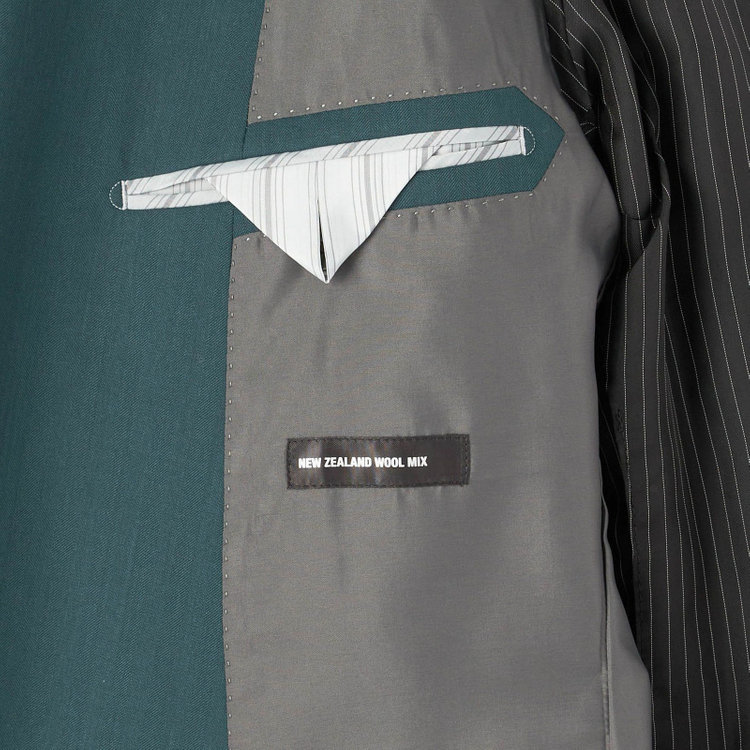 シルバーライン 【CLASSICO TAPERED】【春夏】6釦2掛けダブルスーツ 2タック/グリーン/NEW ZEALAND WOOL MIX/裾直し必要 緑中間