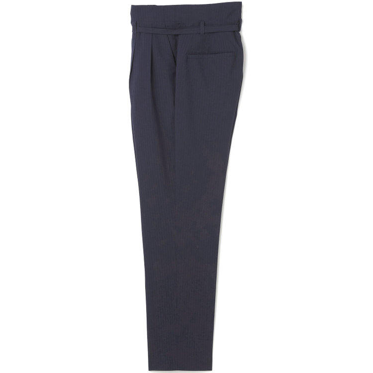 シルバーライン 【SL】【年間】1釦シングルパンツスーツ/ネイビー×シャドーストライプ/ウォッシャブル/4S/TRABEST/※パンツ裾上げ済仕様 紺中間