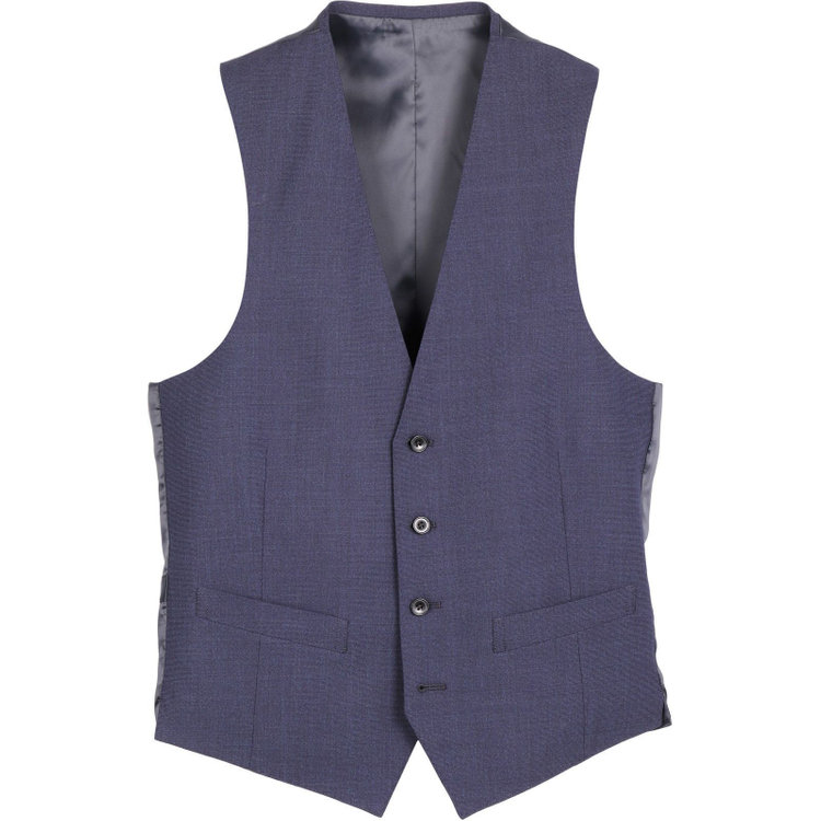 スーツセレクト 【WEB限定/OUTLET】【SLIM TAPERED_2】【春夏】2釦シングルスリーピーススーツ 0タック/ネイビー/4S SUSTAINABILITY&ECOLOGY FABRIC ネイビー系(紺)