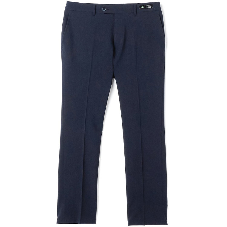 ブラックライン 【SLIM TAPERED】【春夏】0タックテーパードパンツ/ネイビー/ウォッシャブル/4S SUSTAINABILITY&ECOLOGY FABRIC/※裾上げ済み仕様 紺中間