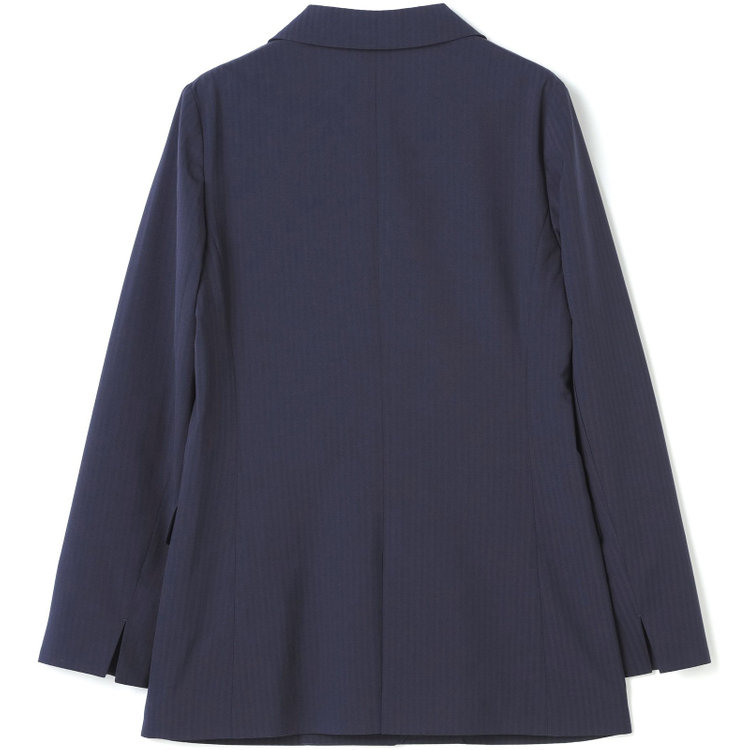 シルバーライン 【SL】【年間】1釦シングルパンツスーツ/ネイビー×シャドーストライプ/ウォッシャブル/4S/TRABEST/※パンツ裾上げ済仕様 紺中間