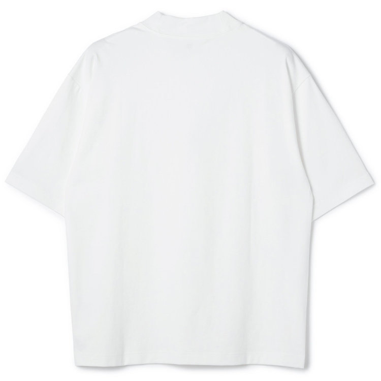 スーツセレクト 【RBC/五分袖】プレミアムコットンTシャツ / モックネック / ホワイト 白