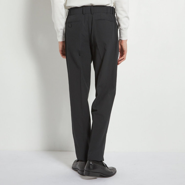 シルバーライン 【RBC】【春夏】2タックパンツ/ブラック/ウエストシャーリング仕様/4S AIR/※裾上げ必要 黒