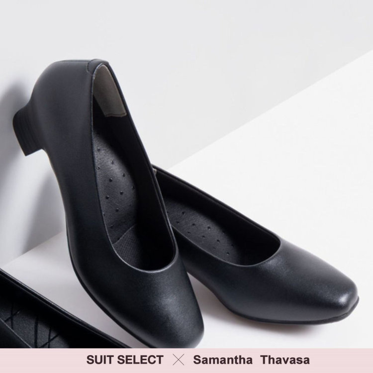 【SUIT SELECT×Samantha Thavasa】究極のパンプス/ブラック/3.5㎝ヒール