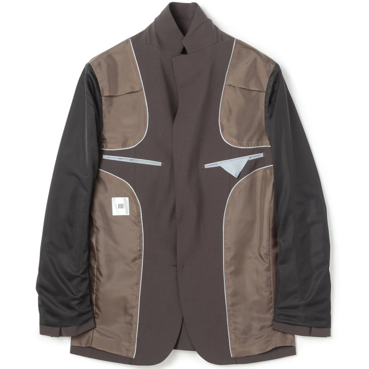 シルバーライン 【RBC】【春夏】2釦シングルスーツ 2タック/ブラウン/パッチポケット/ウエストムーブ/※パンツ裾上げ必要 茶中間