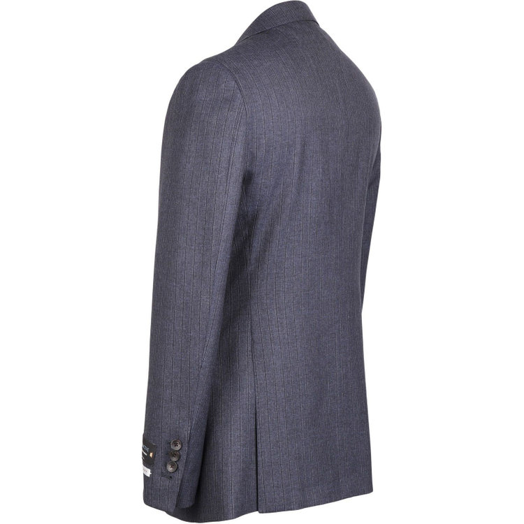 スーツセレクト 【CLASSICO TAPERED】【秋冬】2釦シングルスーツ 1タック/ネイビー×ストライプ/REDA ACTIVE/NEW ZEALAND WOOL MERINO/SHOWER CLEAN ネイビー系(紺)