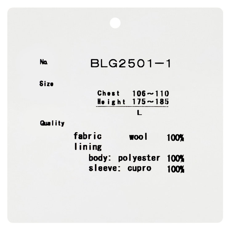 ブラックライン 【BL】【AB体】ウールチェスターコート/ネイビー/NEW ZEALAND WOOL LIMITED EDITION 紺中間