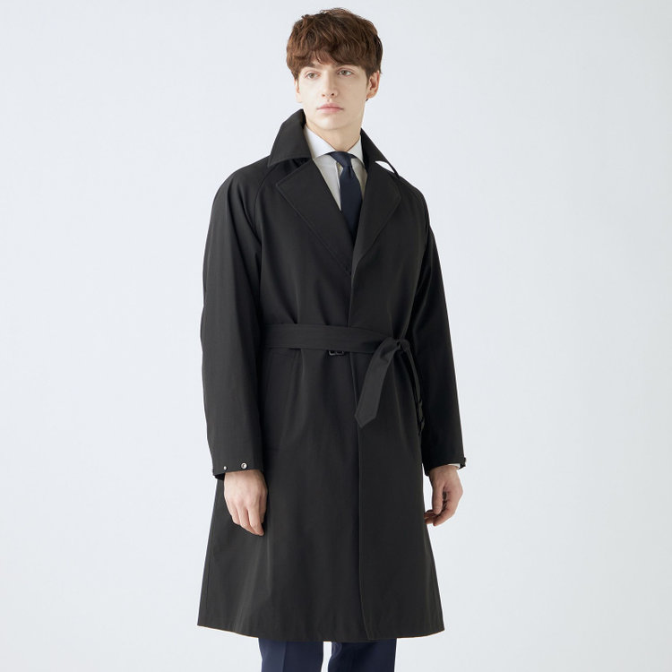 ブラックライン 【SL】2WAYストレッチタイロッケンコート/ブラック/WATERPROOF/パッカブル仕様 ブラック系(黒)