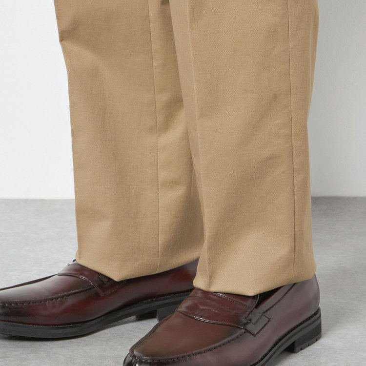 シルバーライン 【CLASSICO STRAIGHT】【年間】1タックテーパードパンツ/ベージュ/※裾上げ必要 その他