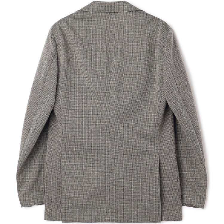 シルバーライン 【5DAYS CLOSET】【RBC】【春夏】2釦シングルジャケット/グレー×ハウンドトゥース/パッチポケット グレー中間